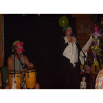 Rev. Wyrdsli (Poet) & Stone (Drums)